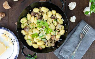 Steinpilzgnocchi mit Urtyroler