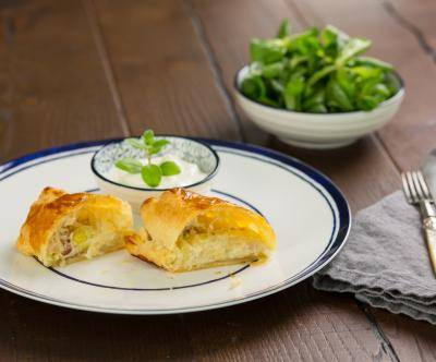 Mini Käse Lauch Strudel